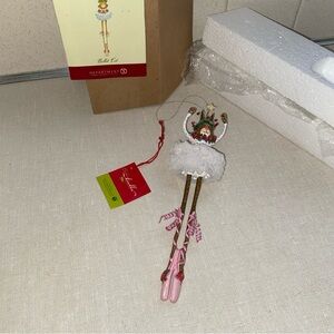 Department 56 Christmas Krinkles Ballet Cat Ornament Patience Brewster #56.37806